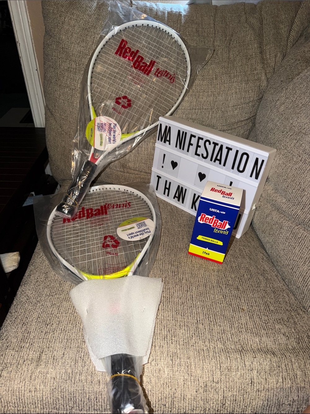 Brand new in package RedBall Tennis Rackets and Balls Lightweight and Durable